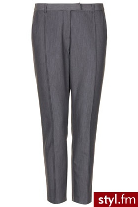 Topshop - Materiałowe Spodnie Moda