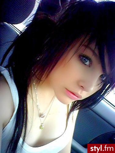 EMO Alternatywne Średnie Fryzury