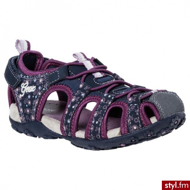 Sandały GEOX - J Sroxanne T J91D9T 015CE C4214 - Granatowy/Fioletowy (Purple) - Sandały Buty Moda
