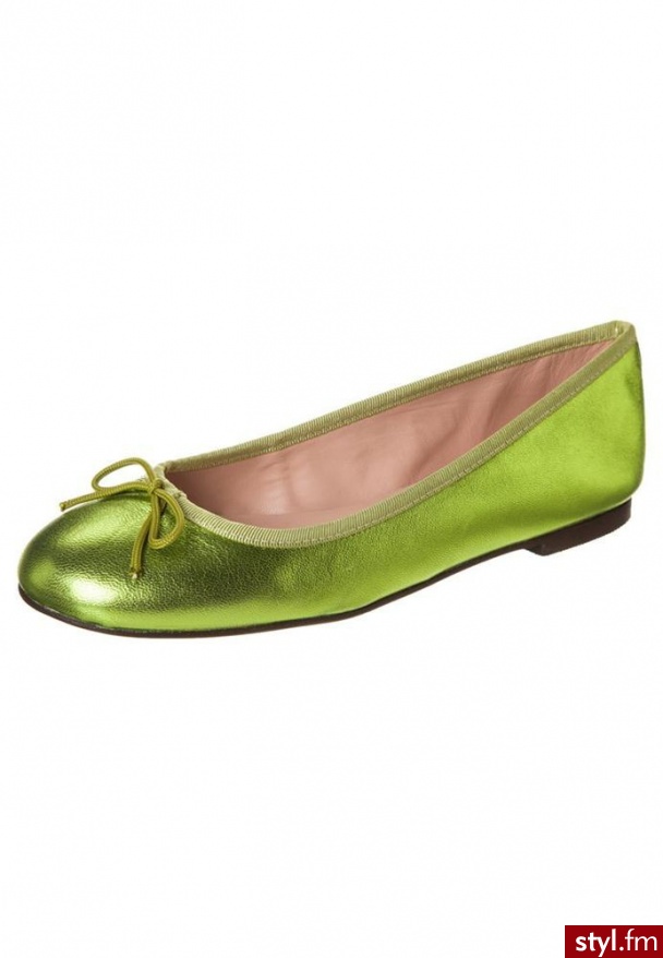 Fun&Basics Baleriny zielony (0901232104) - Balerinki Buty Moda