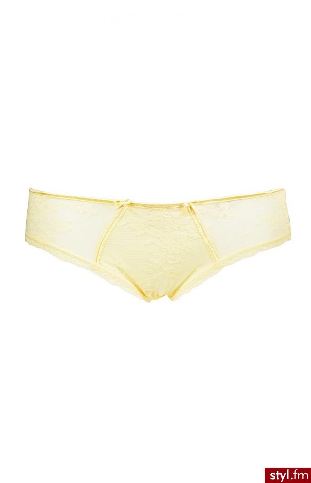 Triumph Sensual Lace Hipster Szorty 10116169 (Cytrynowy) - Szorty Spodnie Moda