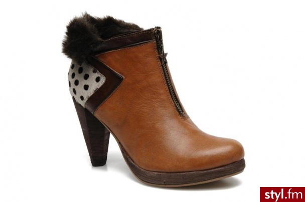 Buggy PÓŁBUTY I BOTKI LUTOPY BY BUGGY (Brązowy) - Botki Buty Moda