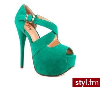 Luichiny Wide Eyed - Aqua - Szpilki Buty Moda