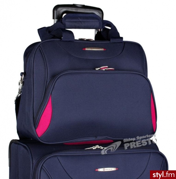 Decent Torba podróżna 1017 - granatowo-fuksjowy - Sportowe Buty Moda