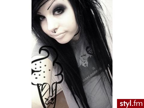 EMO Alternatywne Średnie Fryzury