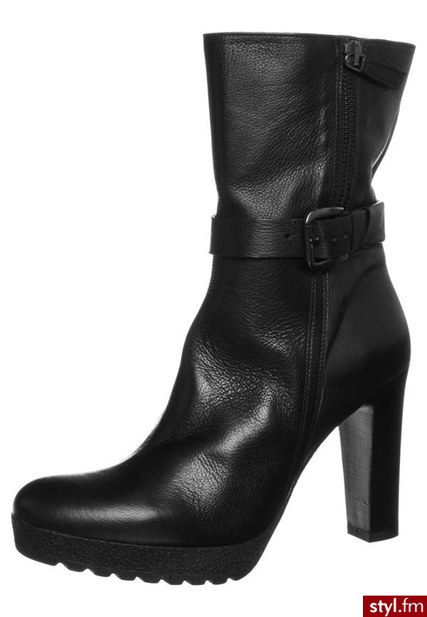 Manas Design Botki na platformie czarny (132D2405FQ) - Botki Buty Moda