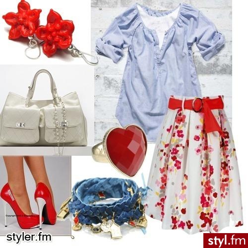 Wiosennie czerwono. Moje zestawienie rzeczy z IKF - Styler