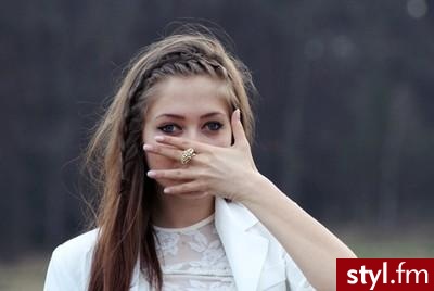Blond Warkocze Proste Na co dzień Średnie Fryzury