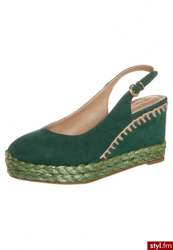 Even&Odd Szpilki zielony (A32444F) - Szpilki Buty Moda