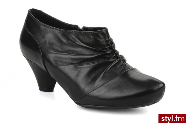 Clarks PÓŁBUTY I BOTKI AZURE BLOND BY CLARKS (Czarny) - Botki Buty Moda