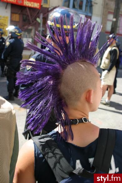Punk Rock Alternatywne Średnie Fryzury