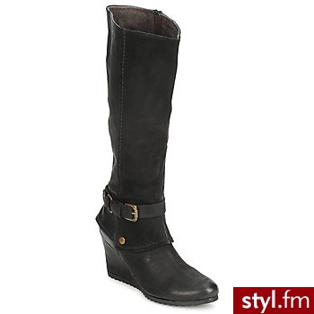 Les Lolitas BUTY SIDENNE Black - Kozaki Buty Moda