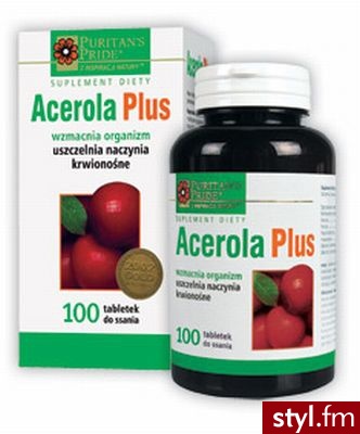 PURITAN'S PR ACEROLA PLUS X 100 TABL - Bransoletki Biżuteria Moda