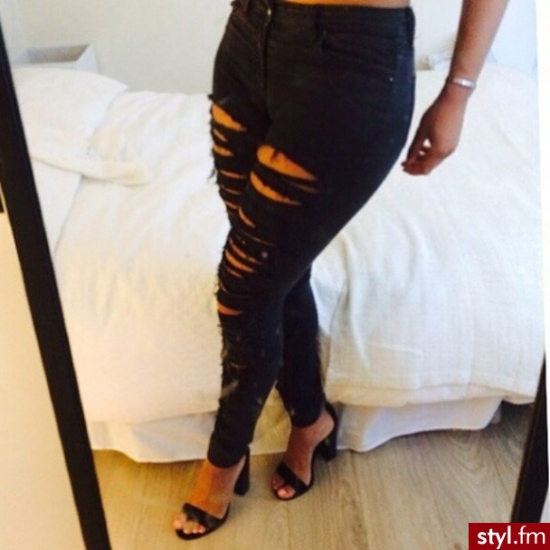 Jeansy Spodnie Moda