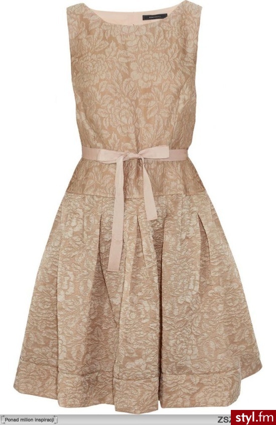 BCBGMAXAZRIA Delphine jacquard dress - Wieczorowe Sukienki Moda