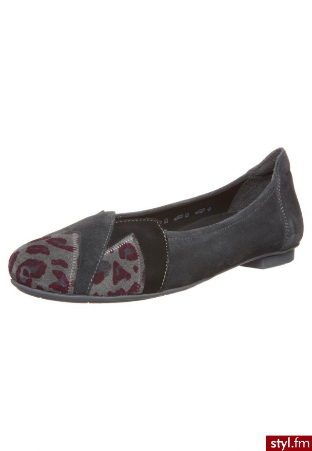 Think! BALLA Baleriny szary (81179) - Balerinki Buty Moda