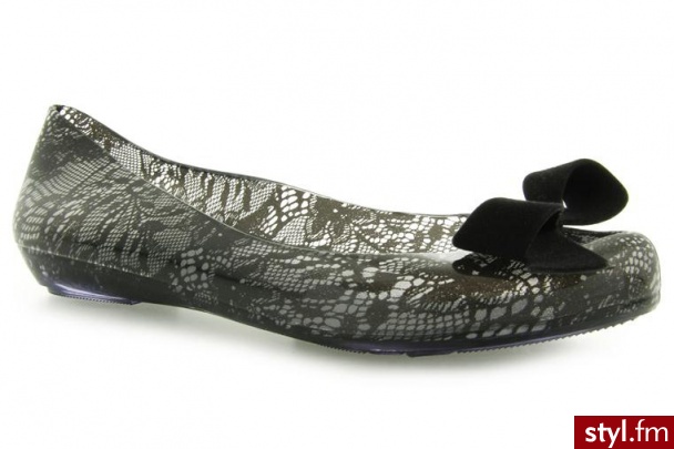 Mel by Melissa shoes BALERINKI MEL BY MELISSA POP II BLACK - Balerinki Buty Moda
