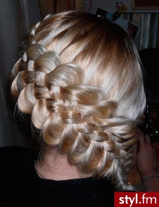 Blond Warkocze Proste Na co dzień Długie Fryzury