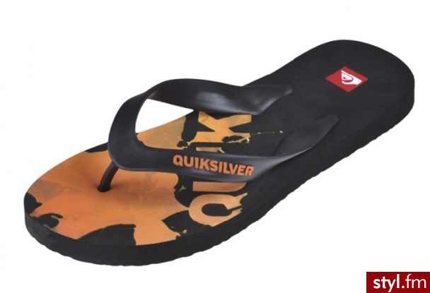 Quiksilver Japonki Big Machine Bobs Czarny - Klapki Buty Moda