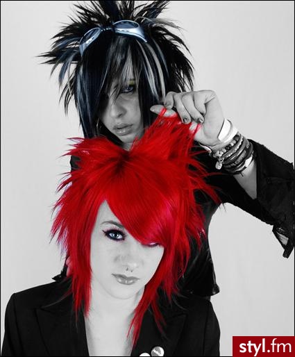 ^^, - EMO Alternatywne Średnie Fryzury
