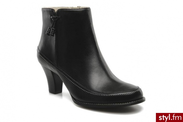 Clarks PÓŁBUTY I BOTKI LYDFORD CROSS BY CLARKS (Czarny) - Botki Buty Moda