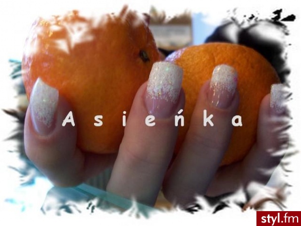 śnieżynki - Paznokcie