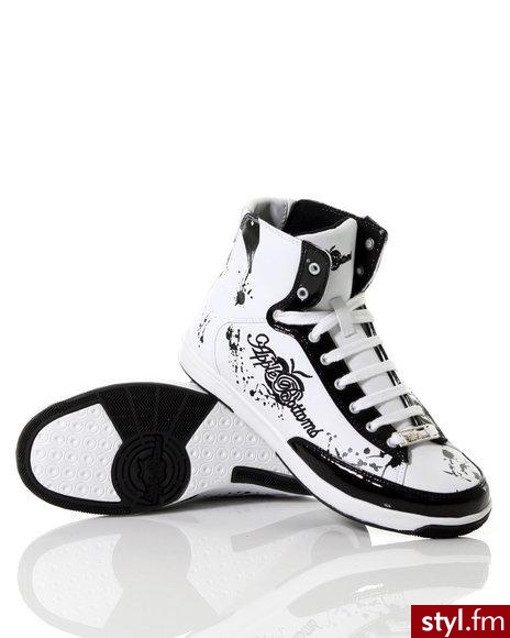apple bottoms lori splatter hi top - Pozostałe Buty Moda
