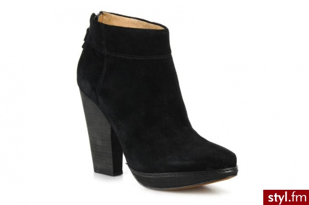 Modern Vintage PÓŁBUTY I BOTKI ADRIEN BY MODERN VINTAGE (Czarny) - Botki Buty Moda