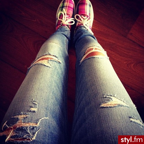 Jeansy Spodnie Moda