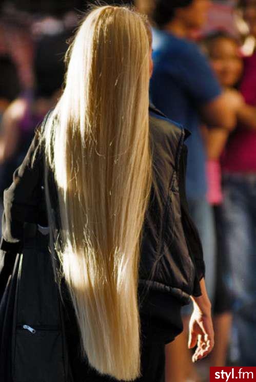 Długie - Blond Rozpuszczone Proste z grzywką Na co dzień Długie Fryzury