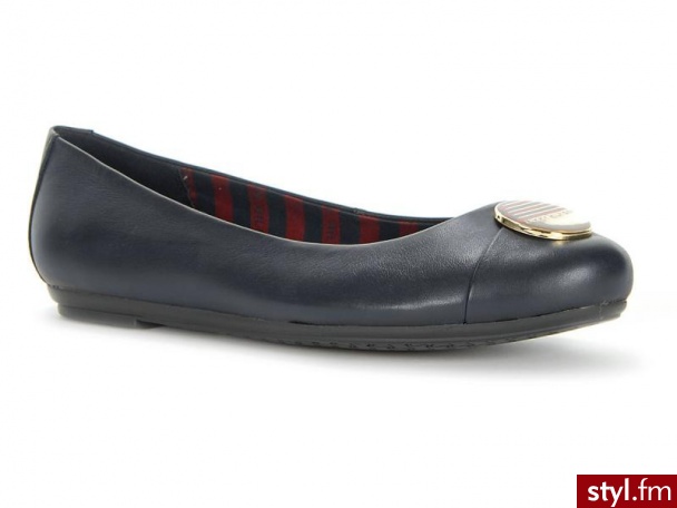 Tommy Hilfiger BALERINKI CECILIA 14 (granatowy) - Balerinki Buty Moda