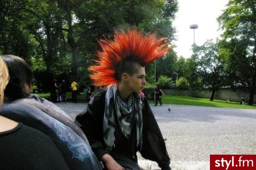 Punk Rock Alternatywne Średnie Fryzury