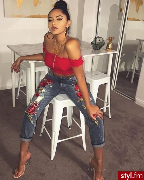Jeansy Spodnie Moda