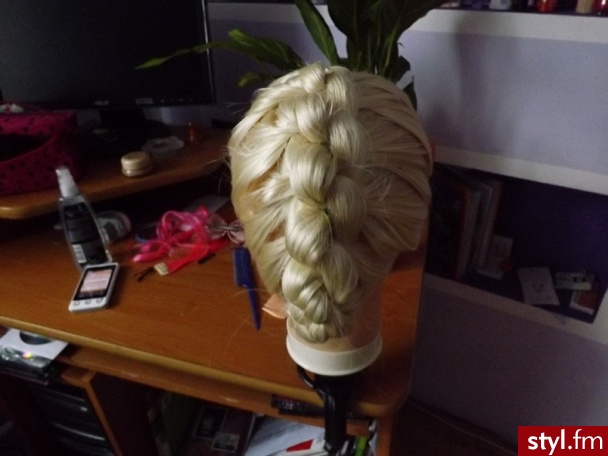 Blond Warkocze Proste Na co dzień Długie Fryzury