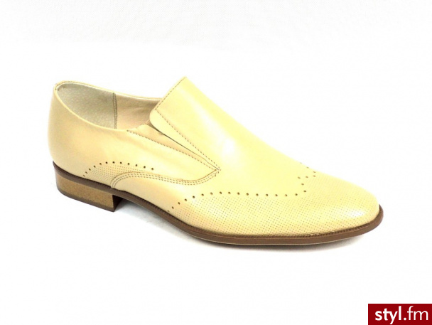Trio Półbuty wizytowe 1260413M - Półbuty Buty Moda