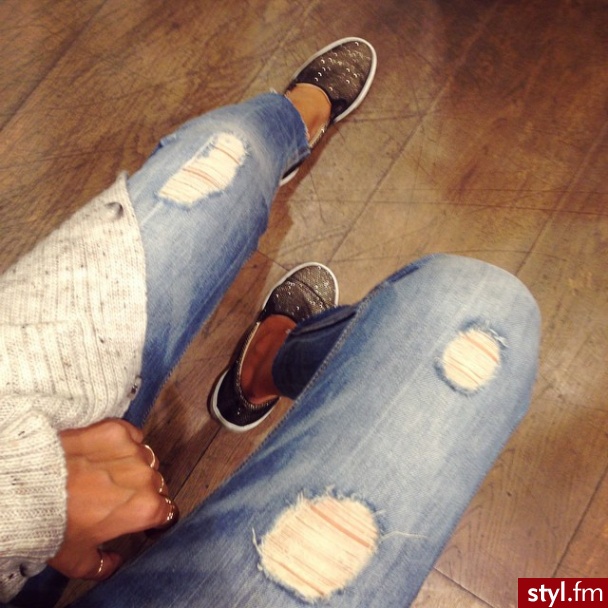 Jeansy Spodnie Moda