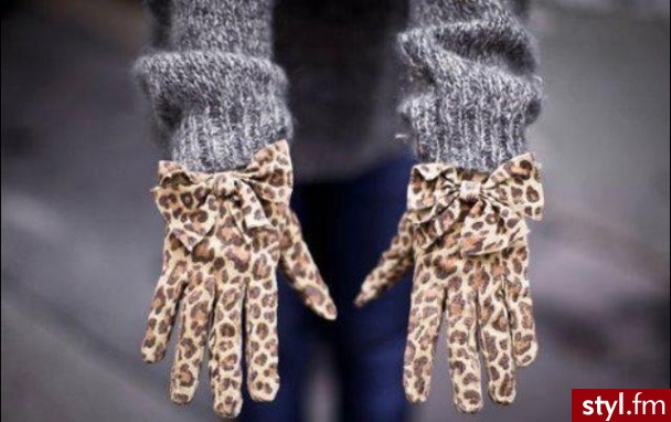 Rękawiczki Dodatki Moda
