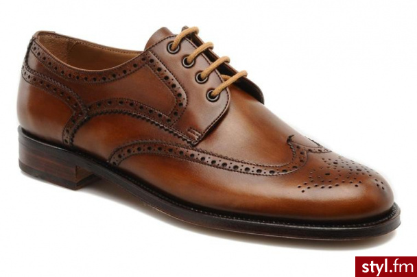 George s BUTY SZNUROWANE HUNTY BY 60303Naxos 569 BEŻOWY PÓŁBUTY - Półbuty Buty Moda
