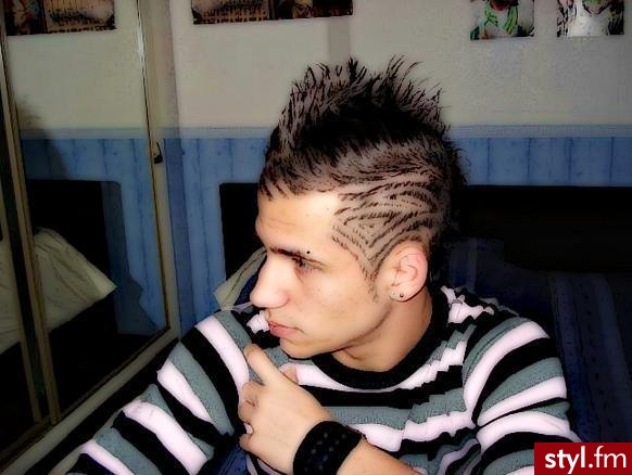 Punk Rock Alternatywne Średnie Fryzury
