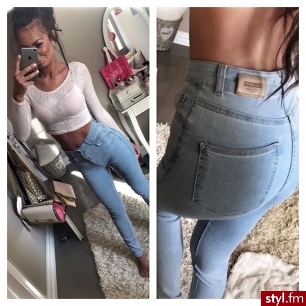 Jeansy Spodnie Moda