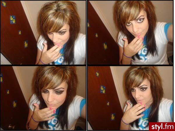 EMO Alternatywne Średnie Fryzury