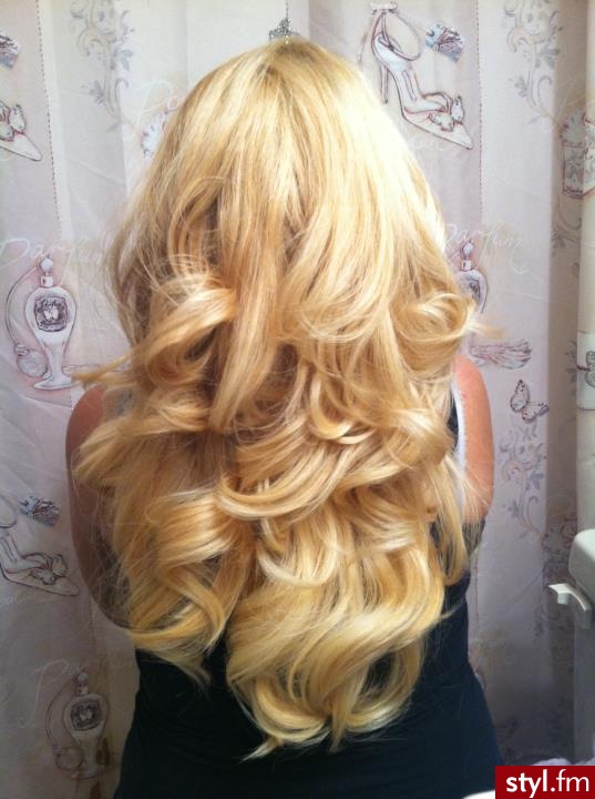 Blond Rozpuszczone Proste Na co dzień Długie Fryzury