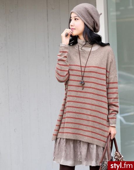 Sweter w paski-PLN31.70 - Pozostałe Ciuchy Moda