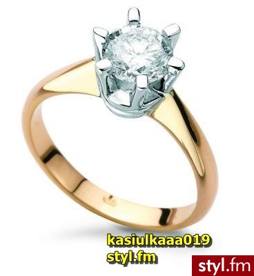 Pierścionek Zaręczynowy. Jeśli Jest Już w galerii Proszę Pisać Tylko Na Priv ;) - Biżuteria ślubna Ślub Moda