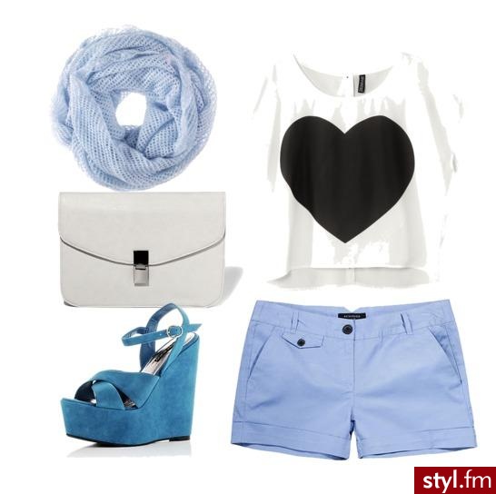 blue. reserved zara h&m - Styler