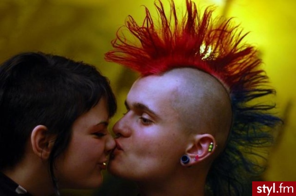 Punk Rock Alternatywne Średnie Fryzury
