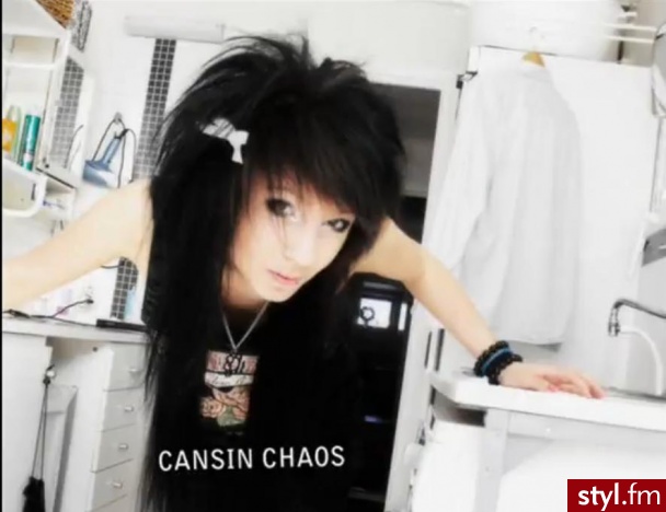 Cansin Chaos - EMO Alternatywne Średnie Fryzury
