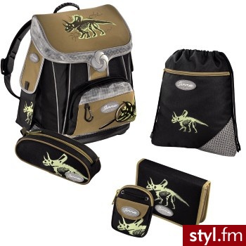 Hama Zestaw Szkolny Premium Sammies By Samsonite "Dinozaur" (102468) - Torby podróżne Torebki Moda