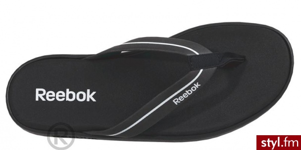 Reebok Summeree Flip Jclip Black/White 55 (385) - Klapki Buty Moda