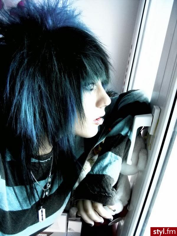 EMO Alternatywne Średnie Fryzury
